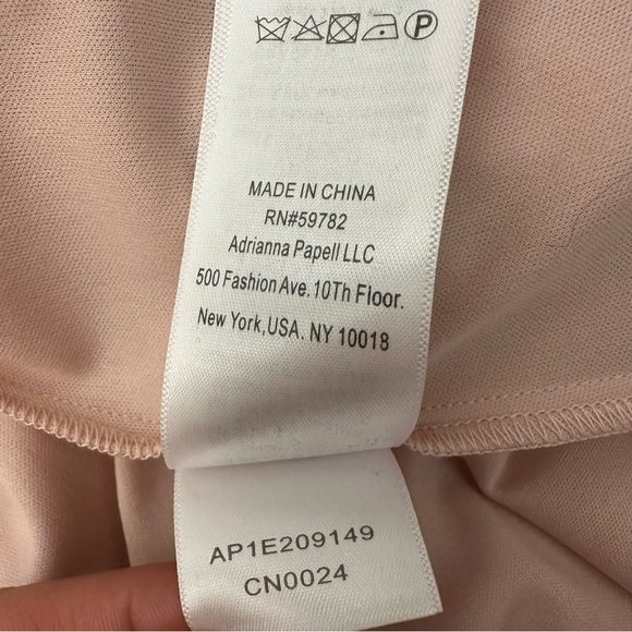 Adrianna Papell Pink One Shoulder Gown size 14 - Picture 10 of 10